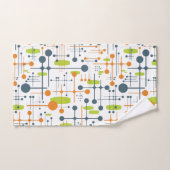 Retro Futuristic Badhandtuch Set (Handtuch)