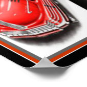 Retro Futuristic Bohn Truck Ad Print 11 x 14 Poster (Ecke)