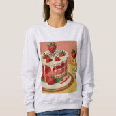 Retro Futuristic cake Sweatshirt (Vorderseite)