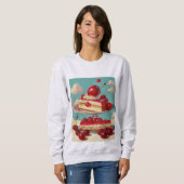 Retro Futuristic cake Sweatshirt (Vorne ganz)