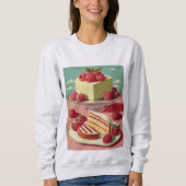 Retro Futuristic cake Sweatshirt (Vorderseite)