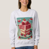 Retro Futuristic cake Sweatshirt (Vorderseite)