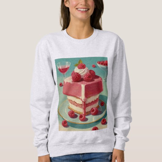 Retro Futuristic cake Sweatshirt (Vorderseite)