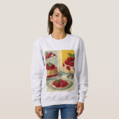 Retro Futuristic cake Sweatshirt (Vorne ganz)