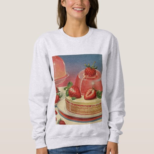 Retro Futuristic cake Sweatshirt (Vorderseite)