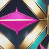 Retro-Futuristic Disco Peel and Stick Tapete (Naht)