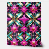 Retro-Futuristic Disco Peel and Stick Tapete (Abrollen)