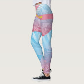 Retro Futuristic Geometric Vibranric 80er Leggings (Links)