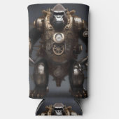 Retro Futuristic Gorilla Steampunk, Selters Dosenkühler (Vorderseite)