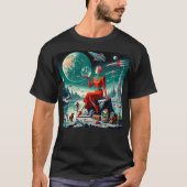 Retro Futuristic Illustration T-Shirt (Vorderseite)
