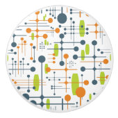 Retro Futuristic Keramikknauf (Vorderseite)