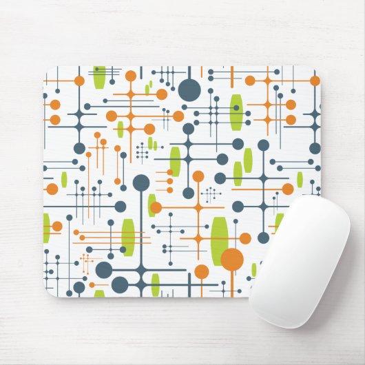 Retro Futuristic Mousepad (Mit Mouse)