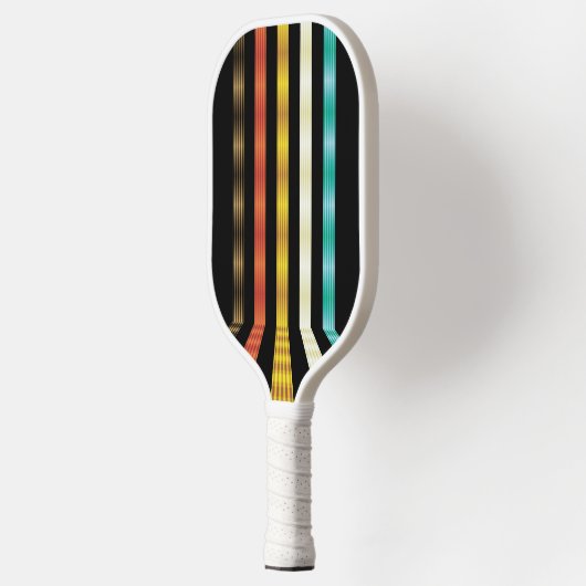 Retro Futuristic Personalisiert Pickleball Schläger (Links)
