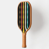 Retro Futuristic Personalisiert Pickleball Schläger (Links)