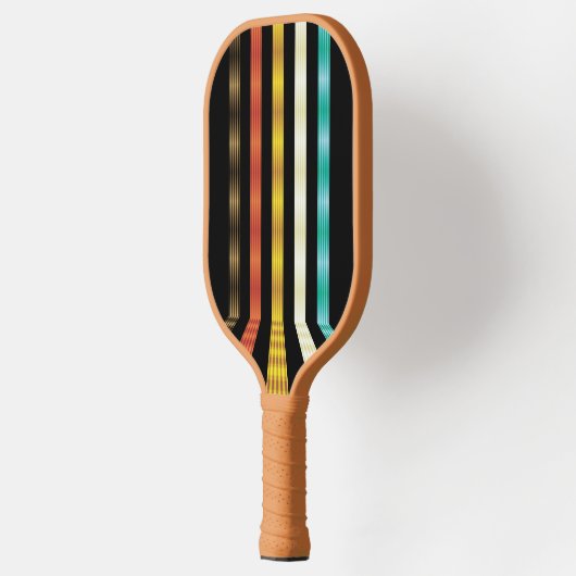 Retro Futuristic Personalisiert Pickleball Schläger (Links)