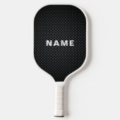 Retro Futuristic Personalisiert Pickleball Schläger (Rückseite)