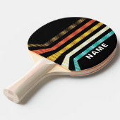 Retro Futuristic Personalisiert Tischtennis Schläger (Vorderseite)