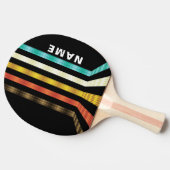 Retro Futuristic Personalisiert Tischtennis Schläger (Seitenansicht)