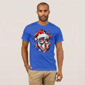 Retro-Futuristic Santa T-Shirt (Vorne ganz)