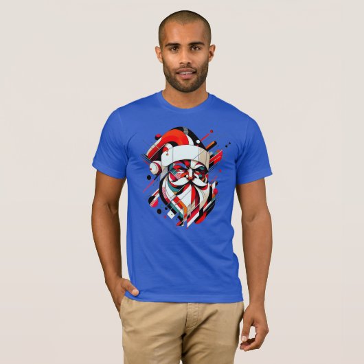 Retro-Futuristic Santa T-Shirt (Vorne ganz)