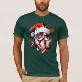 Retro-Futuristic Santa T-Shirt (Vorderseite)