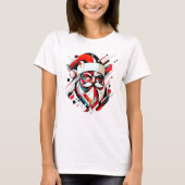Retro-Futuristic Santa T-Shirt (Vorderseite)