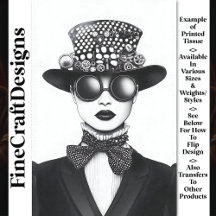 Retro Futuristic Steampunk Frau AC4 Decoupage