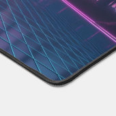 Retro-Futuristic Vaporwave Desk Mat mit Neon Palm Schreibtischunterlage (Ecke)