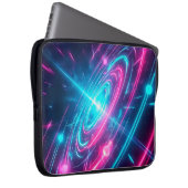 Retro Futuristic Vaporwave Space Portal Laptopschutzhülle (Vorne Rechts)