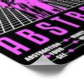 Retro-futuristisch Cool Poster (Ecke)