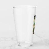 Retro-futuristische Alien-Stadt-Postkarten-Kunst Glas (Rechts)