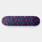 Retro-futuristische Leiterplatte Skateboard (Horizontal)