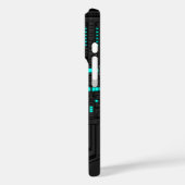 Retro-Futuristische PixelArt TechGear Case-Mate iPhone Hülle (Rückseite / Links)