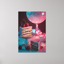 Retro-futuristische StretchCanvas Print Leinwanddruck