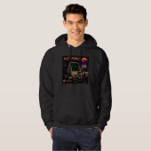 Retro-futuristischer AI-Roboter-Computer-Vaporwave Hoodie (Vorne ganz)