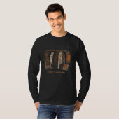 Retro-futuristischer AI-Roboter-Computer-Vaporwave T-Shirt (Vorne ganz)