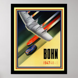 Retro-futuristisches Bohn-Ad-Poster 16 x 20 Poster