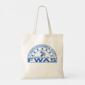 Retro FWAS Logo Budget Totbeutel Tragetasche (Rückseite)