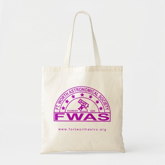 Retro FWAS Logo Budget Totbeutel Tragetasche (Vorne)