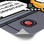 Retro Galaga Galagans Poster (Ecke)