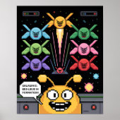 Retro Galaga Galagans Poster (Vorne)