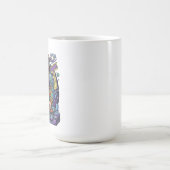 Retro Galaxy DJ Kaffeetasse (Mittel)
