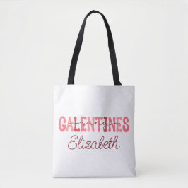 Retro "Galentine's Gang" Individuelle Name T - Shi Tasche