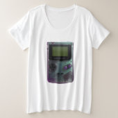 Retro Game Boy Große Größe T-Shirt (Design vorne)