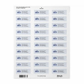 Retro Game Controller geben Blue Address Labels zu (Vorne)