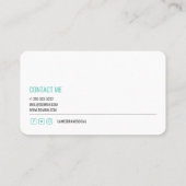 Retro Game Developer Visitenkarte (Rückseite)