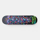 Retro Game Overload Edition 1 Skateboard (Horizontal)