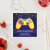 Retro Gamer Arcade Birthday Party Serviette (Beispiel)