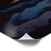 Retro Gamer Cat | 8-Bit Pixel Art Gaming Poster (Ecke)