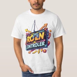 Retro Gamer Controller Fett Gaming für Spieler T-Shirt